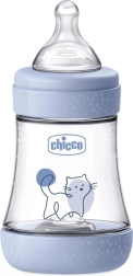 Chicco antikoliek babyfles Perfect5 150 ml, jongen, langzame doorstroom 0m+
