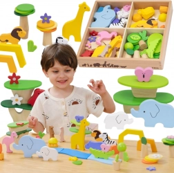 Viga houten set Tropische Verhalen, 55 delen