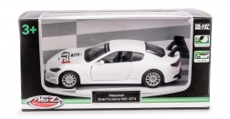Metalen model MASERATI GranTurismo MC GT4 1:43 met openslaande deuren en pull-back
