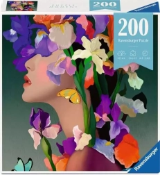 Ravensburger Puzzle Moment Bloemenhoofd Iris 200 stukjes