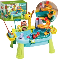 Woopie watertafel 4-in-1 vissen glijbaan giraf