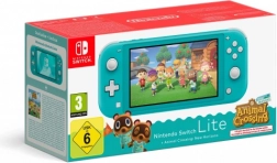 Nintendo Switch Lite turkoois + ANIMAL CROSSING: NEW HORIZONS (bundel)