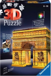 Lichtgevend 3D-puzzel Nachteditie Arc de Triomphe