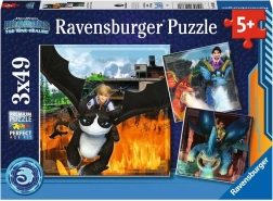 Puzzel Hoe tem je een draak: Negen Koninkrijken van Ravensburger