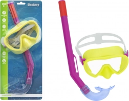 Kinder snorkelmasker met gele en roze buis Bestway