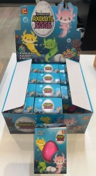 Groei-ei met axolotl 6,5 cm