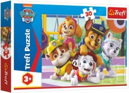 puzzel 30 stukjes PAW PATROL altijd op tijd Trefl