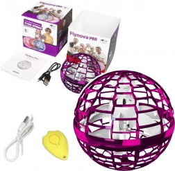 Vliegende Flynova LED-bal roze 10 cm