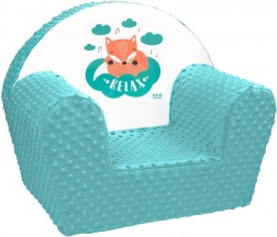 Kinderfauteuil van minky NEW BABY vos, mint