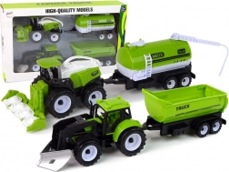 Set boerderijwehicles met tractor, maaidorser en tankwagen
