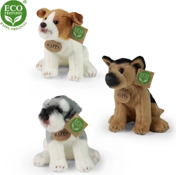 Pluche zittende hond 20 cm ECO friendly RAPPA