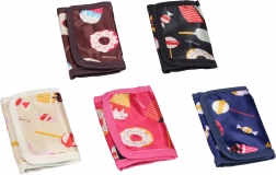 Stijlvolle portemonnee met klittenbandsluiting