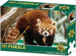 3D-puzzel rode panda 100 stukjes