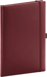 Agenda NOTIQUE Balacron met stippen bordeaux 15 x 21 cm
