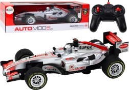 RC raceformule 1:12 met licht en geluid – zilver