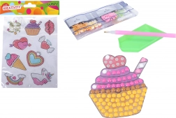 creatieve set diamantstickers mix met steentjes