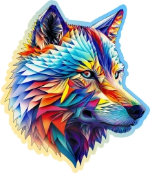 Houten puzzel Nobele Wolf 250 stukjes WOODEN CITY