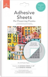 Zelfklevende folie voor puzzels tot 2000 stukjes