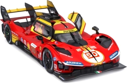 metalen model Bburago 1:18 Ferrari 499P nr. 50 – winnaar 24H Le Mans 2024