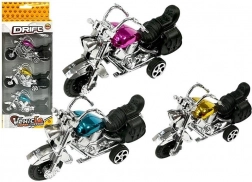 Set van 3 mini-motoren met pull-back aandrijving