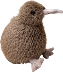Pluchen vogel Kiwi donkerbruin 21 cm