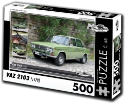 retro-auta puzzel vaz 2103 (1978) – 500 stukjes