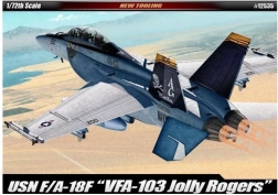 Plastic modelvliegtuig F/A‑18F USN VF‑103 JOLLY ROGERS 1:72