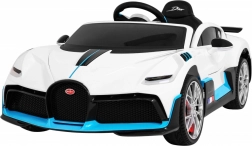 Elektrische kinderauto BUGATTI Divo 12V met afstandsbediening, EVA wielen en LED