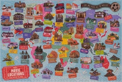 Profesor Puzzle Filmische Locaties 1000-delig Puzzel