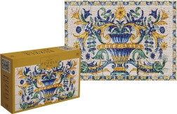 Puzzle Art op Tegels: boeket op sokkel 1000 stukjes