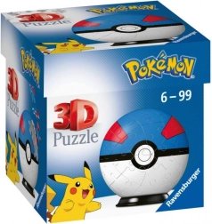 Ravensburger 3D-puzzel Pokémon Great Ball – 54 stukjes