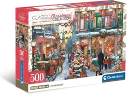 Clementoni puzzel 500 stukjes compact Joy of Christmas
