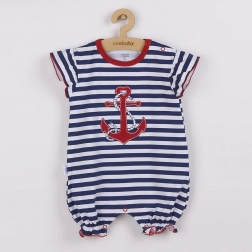 Meisjes zomerse katoenen jumpshort NEW BABY Marine