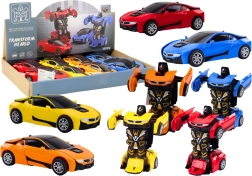 auto-robot 2v1 veranderende robot in 4 kleuren