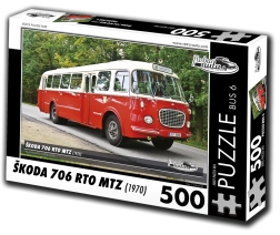 Puzzel RETRO-AUTA Škoda 706 RTO MTZ 500 stukjes