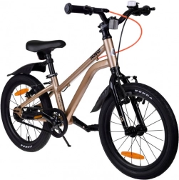 RoyalBaby kinderfiets 16 met riemaandrijving en accessoires – Goud