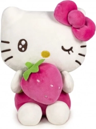 Hello Kitty pluche aardbei 25 cm