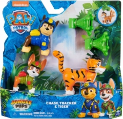 Paw Patrol figuren: Jungle Patrol, Chase en Tracker