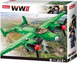 Sluban WWII Sovjet-bommenwerper Tupolev TU-2 bouwset