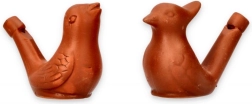 Keramische vogel fluitjes set