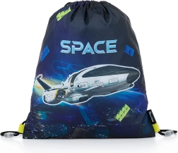 Gymsack Space – schooltas voor pantoffels van polyester