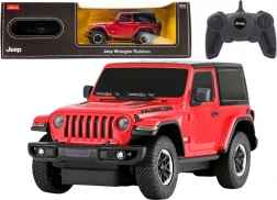 Op afstand bestuurbare auto Jeep Wrangler Rubicon rood