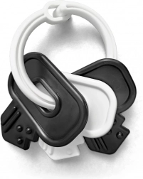 Zwart-witte rammelende sleutels voor baby’s