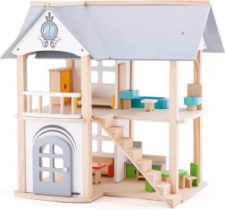 Poppenhuis met meubels Villa Isabelle
