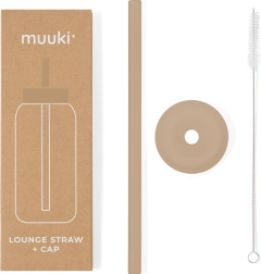 Muuki Lounge rietje en deksel voor milk coffee