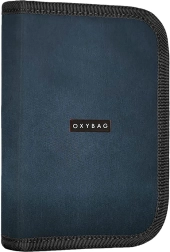 Etui 1 la. 2 kleppen, leeg UNICOLOR blauw