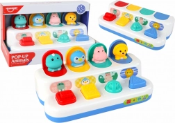 Educatief interactief Peekaboo-speelgoed met uitklapraampjes en diertjes