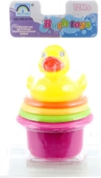 Gekleurde bekertjes met badeendje