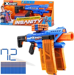 ZURU X-SHOT INSANITY automatische foamdart-blaster, 72 pijltjes