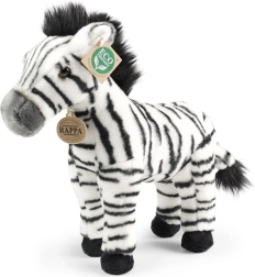 Pluchen zebra staand 30 cm eco‑friendly